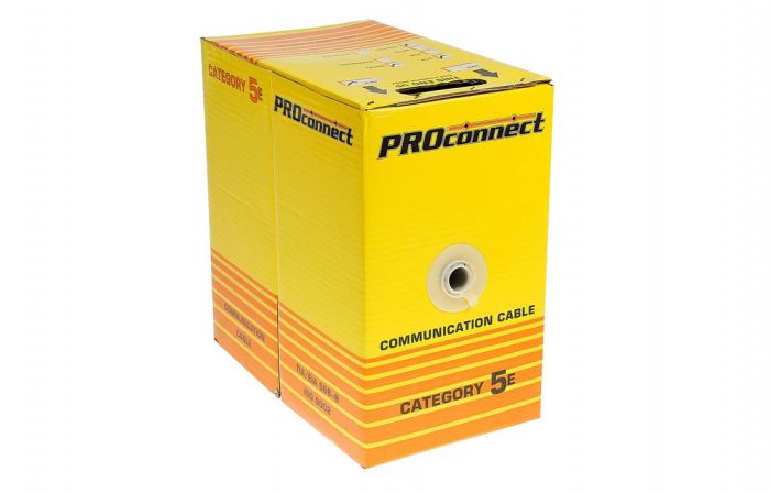 01-0152 Кабель витая пара PROconnect FTP 4PR 24AWG, CAT5e (бухта 305 м)