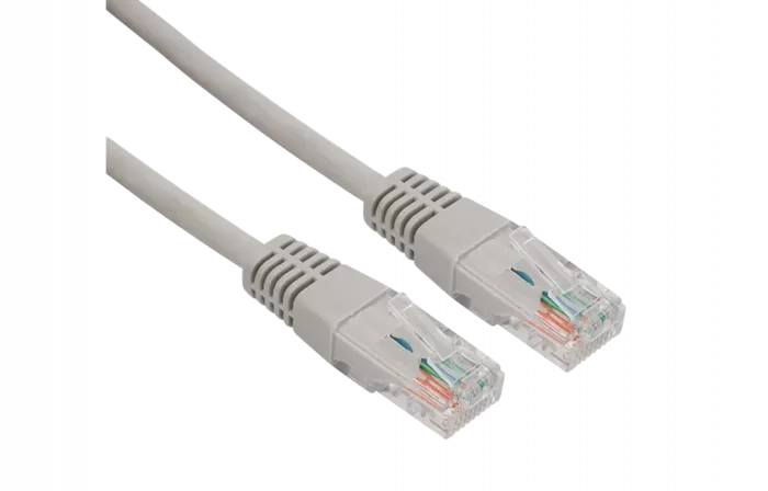 18-8002 REXANT Патч-корд UTP категория 5e LSZH, длина 1 метр, неэкранированный, серый