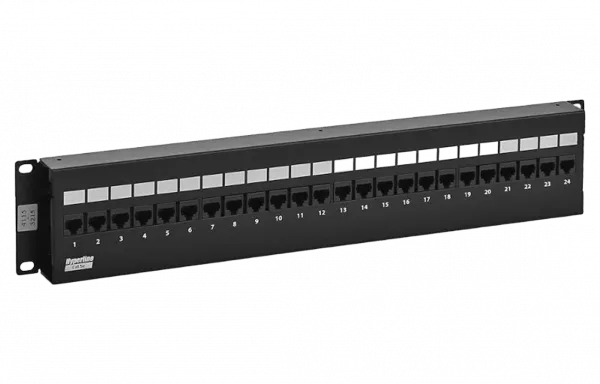 433794 Hyperline PPW1-24-8P8C-C5e-FR Патч-панель настенная c передним монтажом, 24 порта RJ-45(8P8C), категория 5e