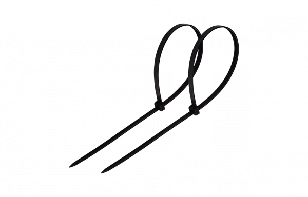 07-0151-4 Хомут-стяжка кабельная нейлоновая REXANT 150 x3,6 мм, черная, упаковка 100 шт.