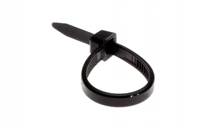 07-0061 Хомут-стяжка кабельная нейлоновая REXANT 60 x2,5 мм, черная, упаковка 100 шт.