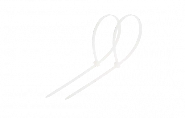 07-0200-5 Хомут-стяжка кабельная нейлоновая REXANT 200 x4,8 мм, белая, упаковка 100 шт.