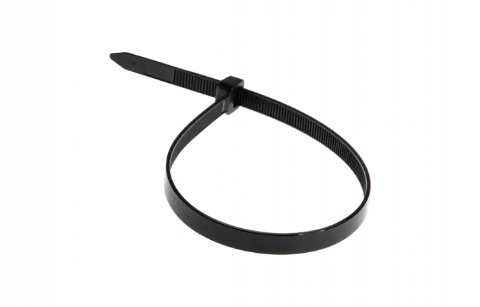 07-0451-8 Хомут-стяжка кабельная нейлоновая REXANT 450 x7,6 мм, черная, упаковка 100 шт.