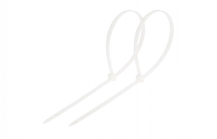 07-0450-5 Хомут-стяжка кабельная нейлоновая REXANT 450 x4,8 мм, белая, упаковка 100 шт.