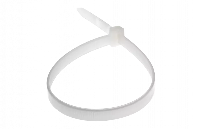 07-0352 Хомут-стяжка кабельная нейлоновая REXANT 350 x7,6 мм, белая, упаковка 100 шт.