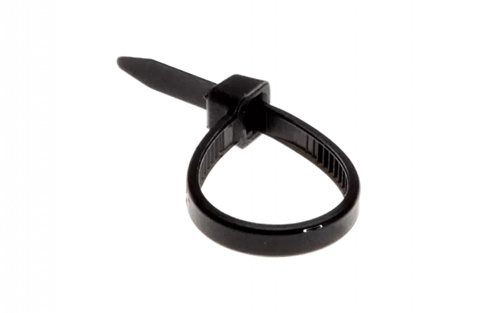 07-0101-4 Хомут-стяжка кабельная нейлоновая REXANT 100 x3,6 мм, черная, упаковка 100 шт.