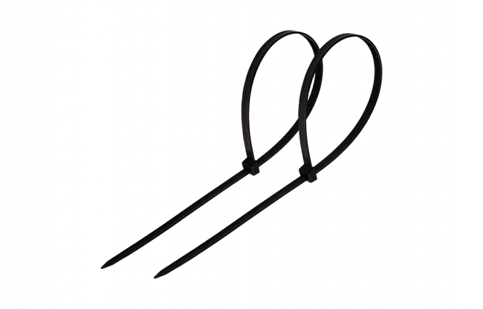 07-0501 Хомут-стяжка кабельная нейлоновая REXANT 500 x4,8 мм, черная, упаковка 100 шт.