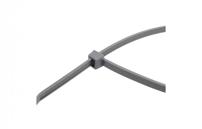 07-0250-3 Хомут-стяжка кабельная нейлоновая REXANT 250 x3,6 мм, серая, упаковка 100 шт.