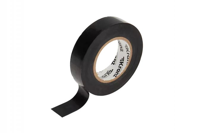 KR-09-2206 Изолента ПВХ KRANZ 19 мм х 25 м, черная, упаковка 5 роликов