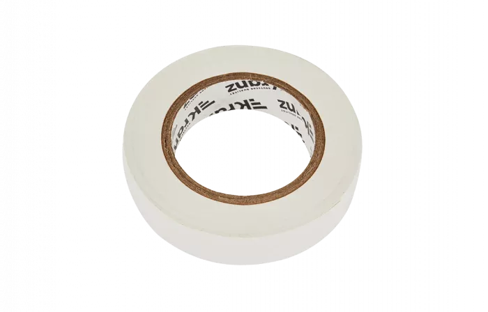 KR-09-2601 Изолента ПВХ KRANZ 15 мм х 20 м, белая, упаковка 10 роликов