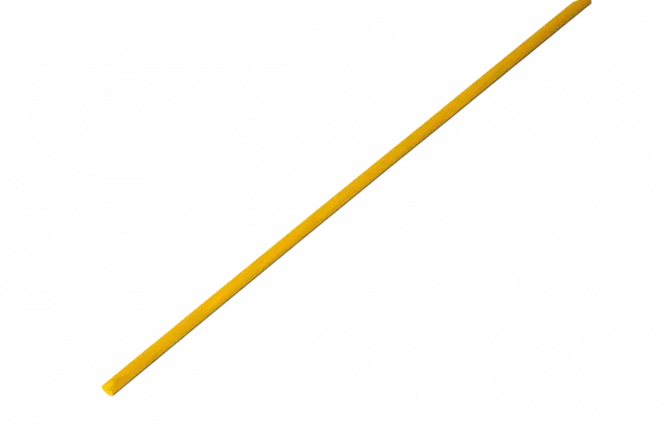 20-1502 Термоусадочная трубка REXANT 1,5/0,75 мм, желтая, упаковка 50 шт. по 1 м