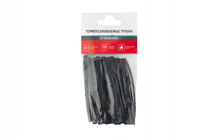 29-0105 Набор термоусадочных трубок №5 (СТАНДАРТ) REXANT (упак. 18 шт)