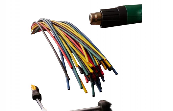 29-0154 Набор термоусадочной трубки REXANT 4,0/2,0 мм, пять цветов, упаковка 50 шт. по 1 м