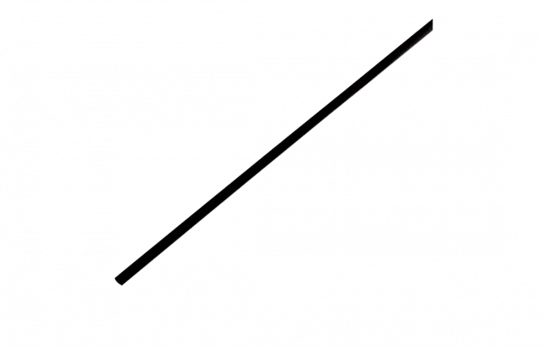 20-2006 Термоусадочная трубка REXANT 2,0/1,0 мм, черная, упаковка 50 шт. по 1 м