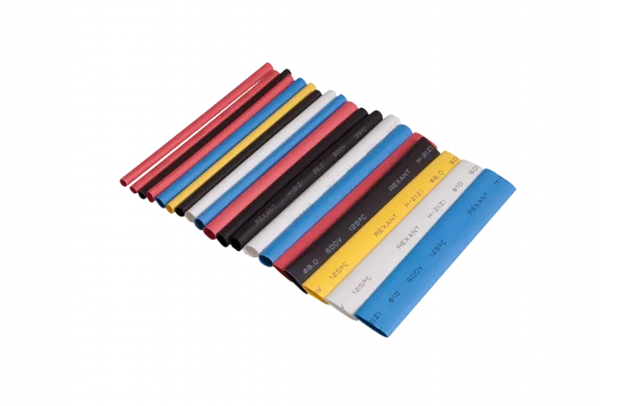 29-0102 Набор термоусадочных трубок №2 (АВТО импорт) REXANT (упак. 20 шт)