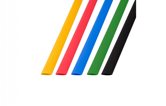 29-0158 Набор термоусадочной трубки REXANT 8,0/4,0 мм, пять цветов, упаковка 50 шт. по 1 м