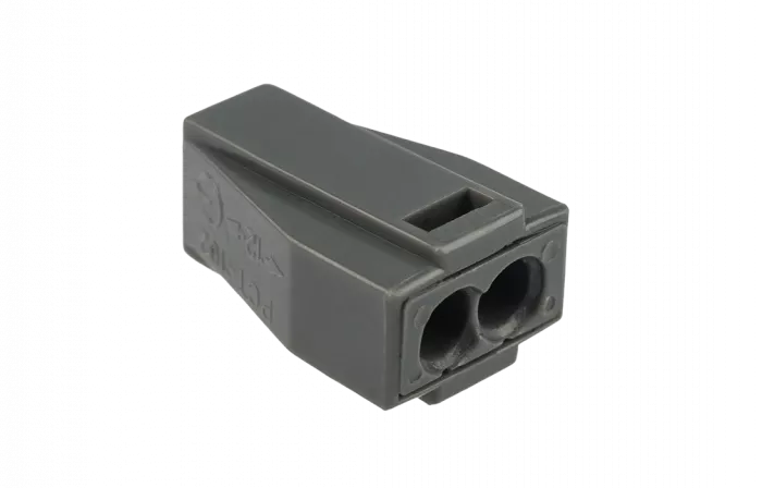 07-3020 Экспресс-клемма с пастой, 2-проводная до 2,5 мм?, серая (100 шт./уп.) (773-302) REXANT