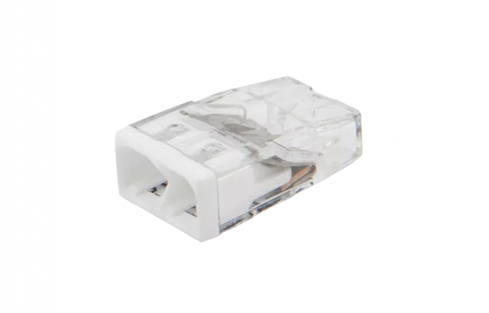 07-3211 Экспресс-клемма REXANT СМК 2273-202, 2-проводная 0.5-2.5 мм², прозрачная (100 шт./уп.)