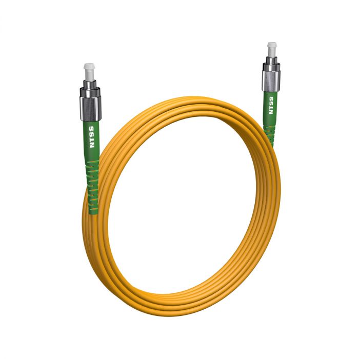 Армированный шнур оптический NTSS PREMIUM spc FC/APC-FC/APC 9/125 3.0мм 5м LSZH (патч-корд)