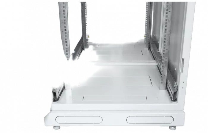 Шкаф телекоммуникационный напольный серверный 19",42U(800x1200) , ШТ-НП-С-42U-800-1200-П2П передняя дверь перфорипрованная,задняя перф.двойная. ССД