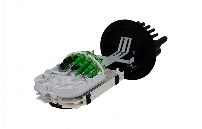 Муфта-кросс МКО-У6/CM4-1PLC4-SC/APC-10SC-10SC/APC-1SC/APC ССД