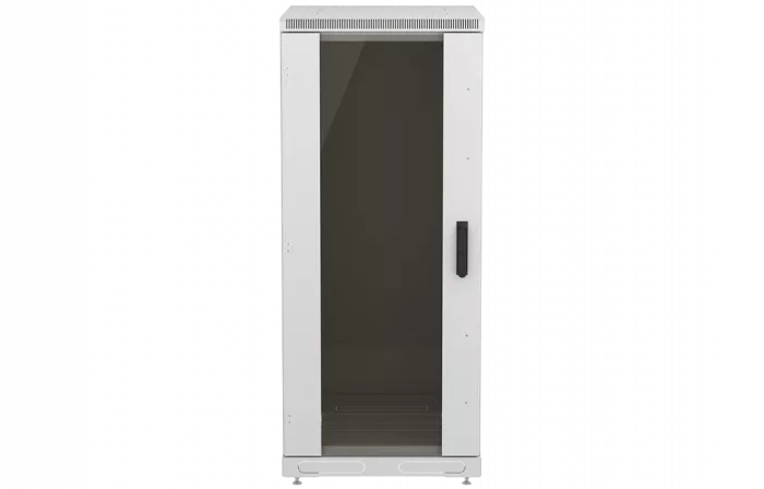 Шкаф телекоммуникационный напольный 19",33U(600x800), ШТ-НП-33U-600-800-С, передняя дверь стекло ССД