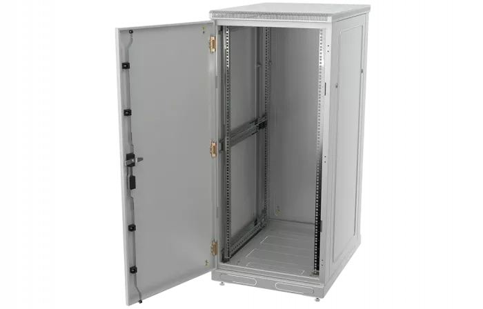 Шкаф телекоммуникационный напольный 19",33U(600x800), ШТ-НП-33U-600-800-М, передняя дверь металл ССД