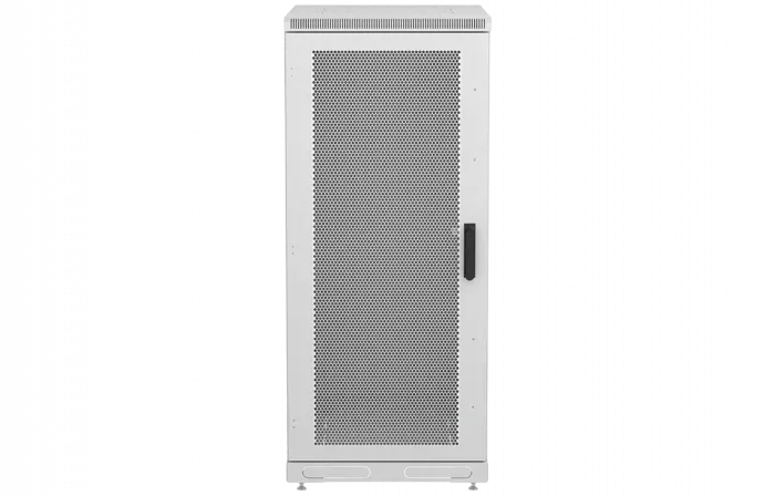Шкаф телекоммуникационный напольный 19",27U(600x600), ШТ-НП-27U-600-600-П, передняя дверь перфорированная ССД