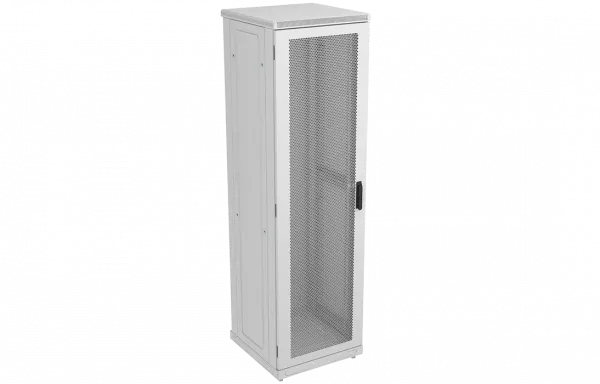 Шкаф телекоммуникационный напольный 19",47U(600x600), ШТ-НП-47U-600-600-П, передняя дверь перфорированная ССД