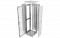 Шкаф телекоммуникационный напольный 19",42U(600x600), ШТ-НП-42U-600-600-П, передняя дверь перфорированная ССД