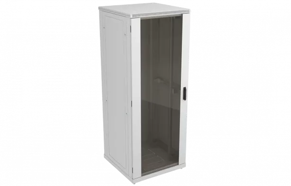 Шкаф телекоммуникационный напольный 19",47U(800x800), ШТ-НП-47U-800-800-С передняя дверь стекло ССД
