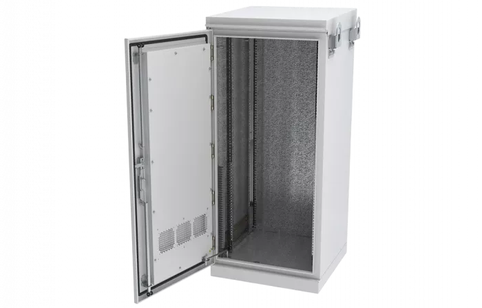 Шкаф климатический телекоммуникационный напольный 19",22U(600x1000) ШКТ-НП-22U-600-1000 ССД