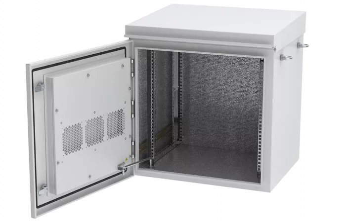 Шкаф климатический телекоммуникационный навесной ШКТ-НВ-2-15U-600-600 с крышей ССД