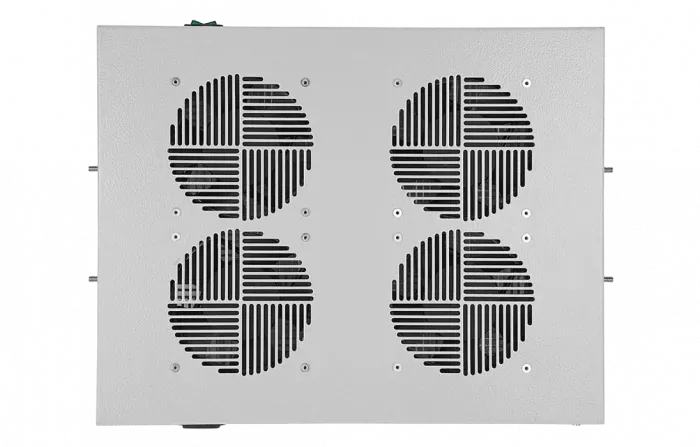 Вентиляторный модуль , 4 вентилятора с термодатчиком 35С ВМ-4-19"-Ш со шнуром ССД