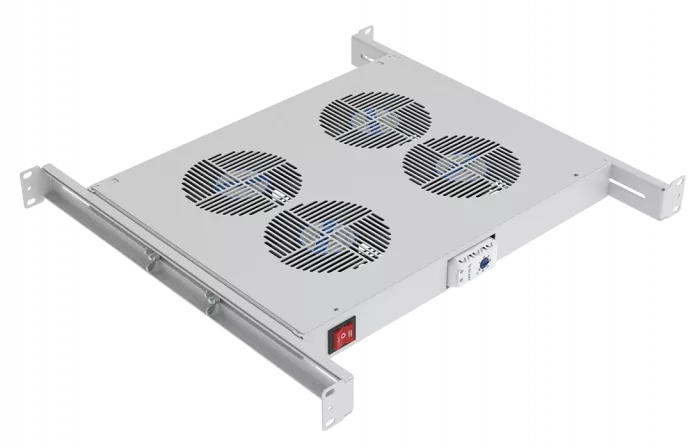 Вентиляторный модуль , 4 вентилятора с термореле  ВМ-4-19"-Т ССД