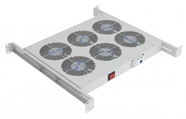 Вентиляторный модуль , 6 вентиляторов с термореле  ВМ-6-19"-Т ССД