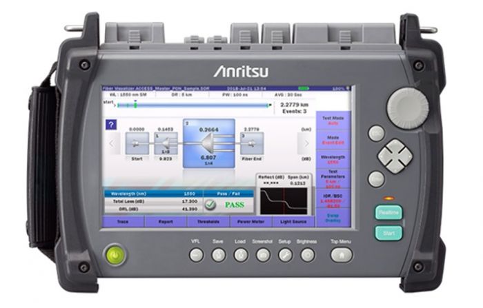 Рефлектометр Anritsu MT9085B-063 SM, 42/41/29/28dB, 1310/1550/850/1300nm, SLS, FC адаптер