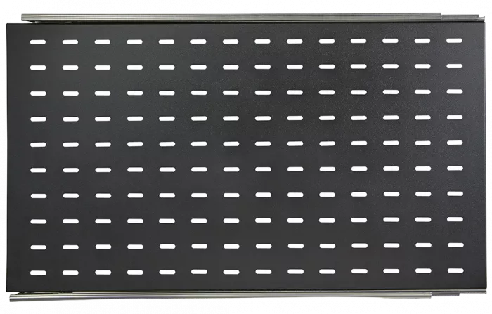 Полка перфорированная выдвижная ПВ-75(750х420) чёрная ССД