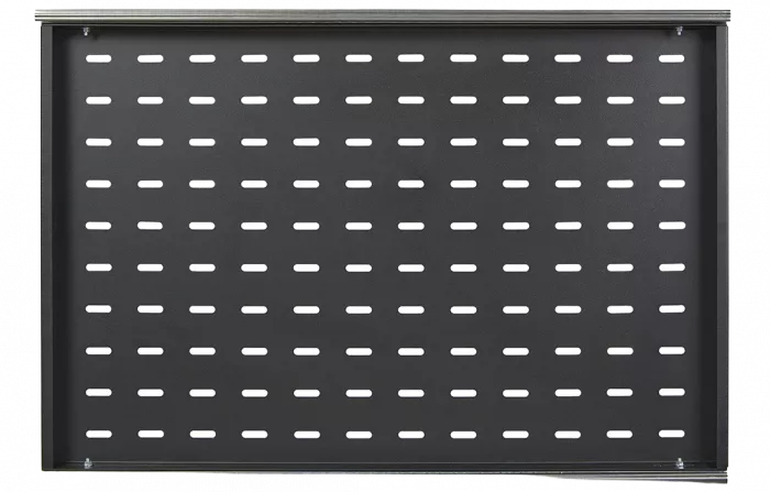 Полка перфорированная выдвижная ПВ-45(450х420) чёрная ССД