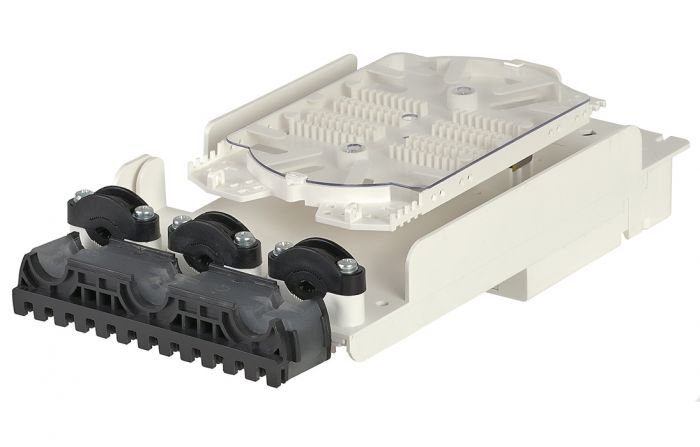 Муфта-кросс МКО-П2/С09-1PLC8-SC/APC-12SC-10SC/APC-1SC/APC ССД