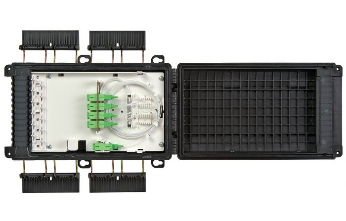 Муфта-кросс МКО-П2/С09-1PLC8-SC/APC-12SC-10SC/APC-1SC/APC ССД