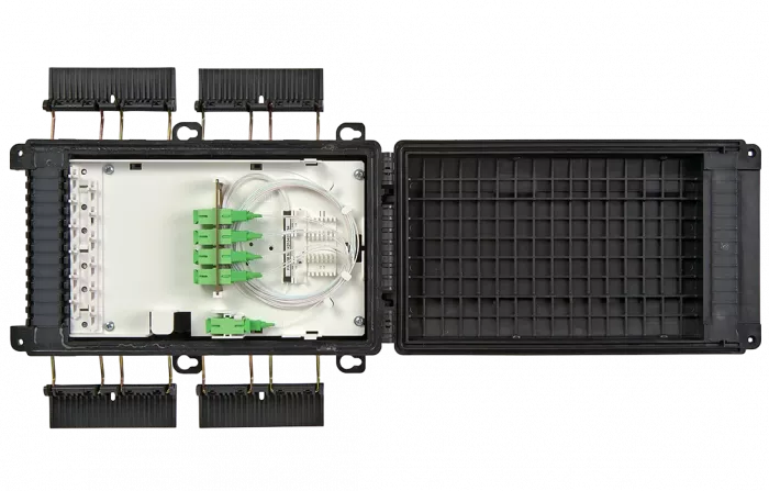 Муфта-кросс МКО-П2/С09-1PLC8-SC/APC-12SC-10SC/APC-1SC/APC ССД