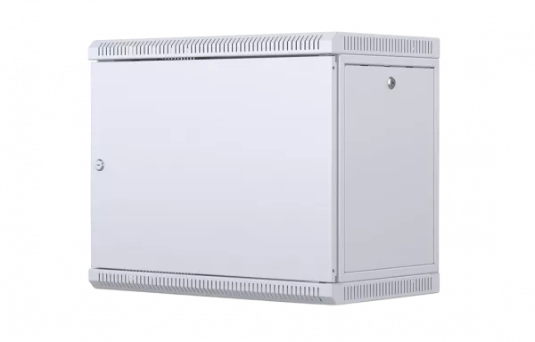 Шкаф телекоммуникационный настенный разборный со съемными боковыми стенками 19”,9U(600x650), ШТ-НСрМ-9U-600-650-М-Ч дверь металл черный