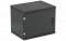 Шкаф телекоммуникационный настенный разборный черный 19”,9U(600x450), ШТ-НСр-9U-600-450-М-Ч дверь металл ССД