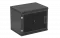 Шкаф телекоммуникационный настенный разборный черный 19”,9U(600x550), ШТ-НСр-9U-600-550-П-Ч дверь перфорированная ССД