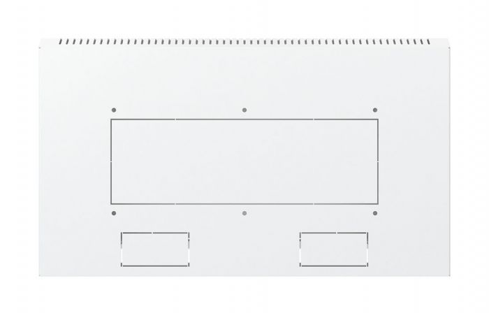 Шкаф телекоммуникационный настенный разборный 19”,6U(600x350), ШТ-НСр-6U-600-350-П дверь перфорированная ССД