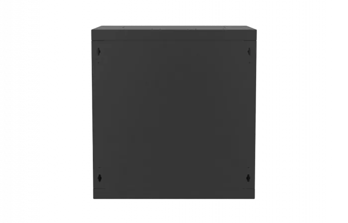 Шкаф телекоммуникационный настенный разборный черный 19”,12U(600x550), ШТ-НСр-12U-600-550-М-Ч дверь металл ССД