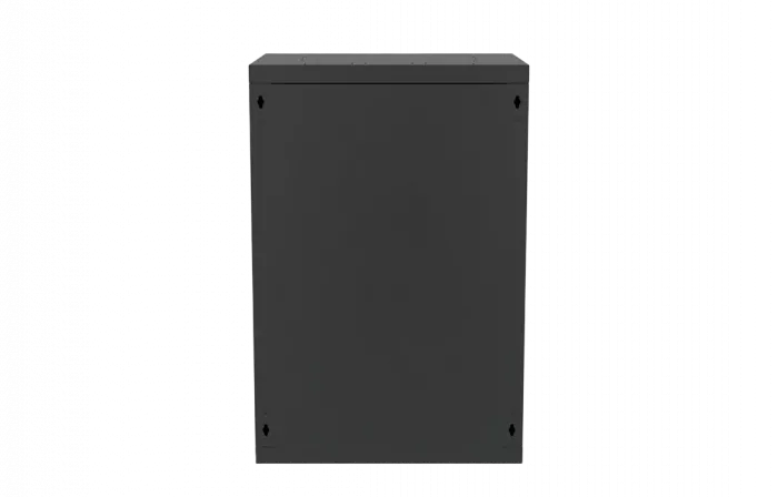 Шкаф телекоммуникационный настенный разборный черный 19”,18U(600x650), ШТ-НСр-18U-600-650-М-Ч дверь металл ССД