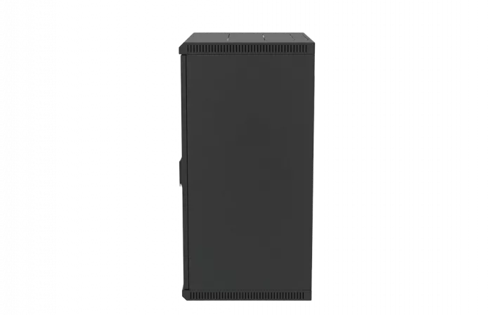 Шкаф телекоммуникационный настенный разборный черный 19”,18U(600x650), ШТ-НСр-18U-600-650-М-Ч дверь металл ССД