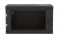Шкаф телекоммуникационный настенный разборный черный 19”,6U(600x350), ШТ-НСр-6U-600-350-С-Ч дверь стекло ССД